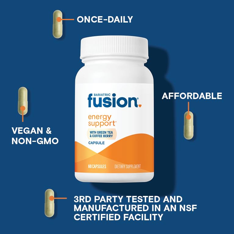 Cápsulas veganas Bariatric Fusion complejo B con cafeína