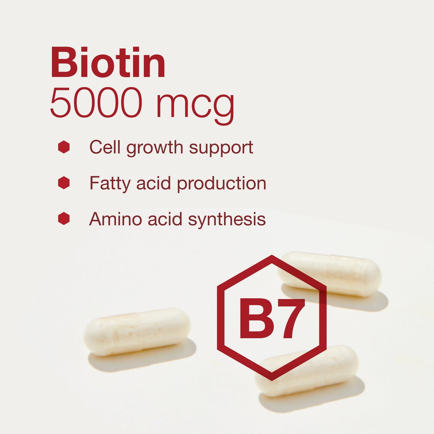 Cápsulas veganas biotina Protocol For Life Balance
