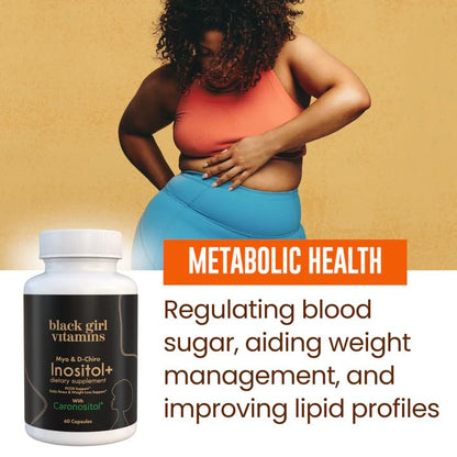 Cápsulas veganas Black Girl Vitamins Inositol 60 unidades