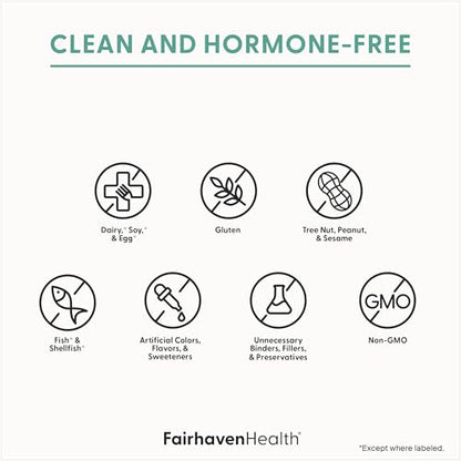 Cápsulas veganas Fairhaven Health equilibrio hormonal