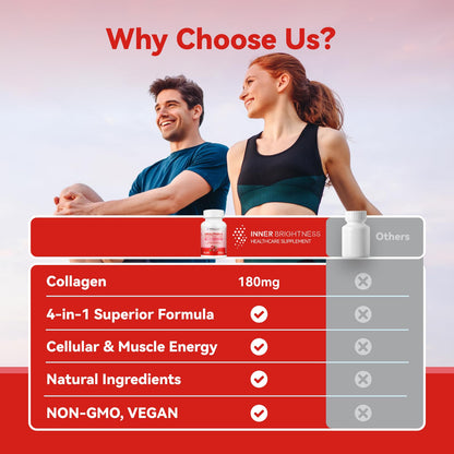 Cápsulas veganas de urolitina y colágeno Inner Brightness 60 unidades