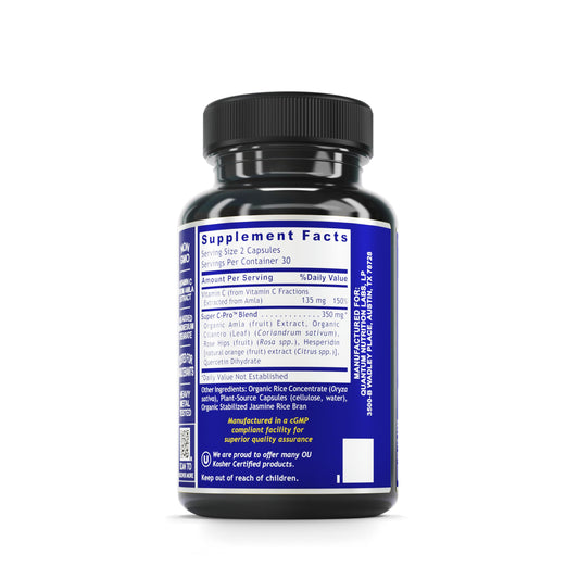 Cápsulas veganas Vitamina C natural Quantum Nutrition Labs