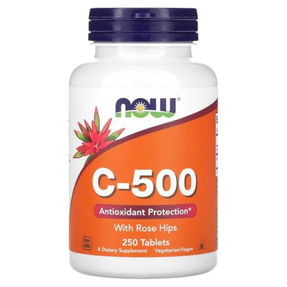 Cápsulas vegetales NOW Foods vitamina C antioxidante