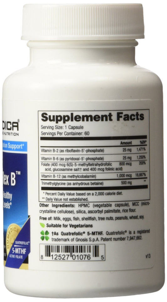 Cápsulas vegetales NuMedica Methyl-Plex B 60 tabletas