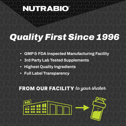 Cápsulas vegetales NutraBio B-100 complejo de vitaminas B