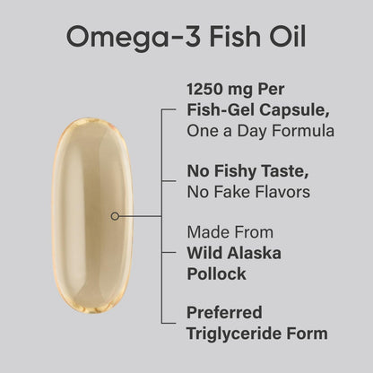 Cápsulas vegetales omega 3 y vitaminas para salud ósea