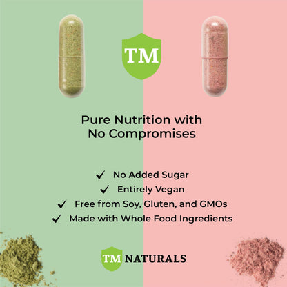 Cápsulas vegetales TM NATURALS dieta equilibrada