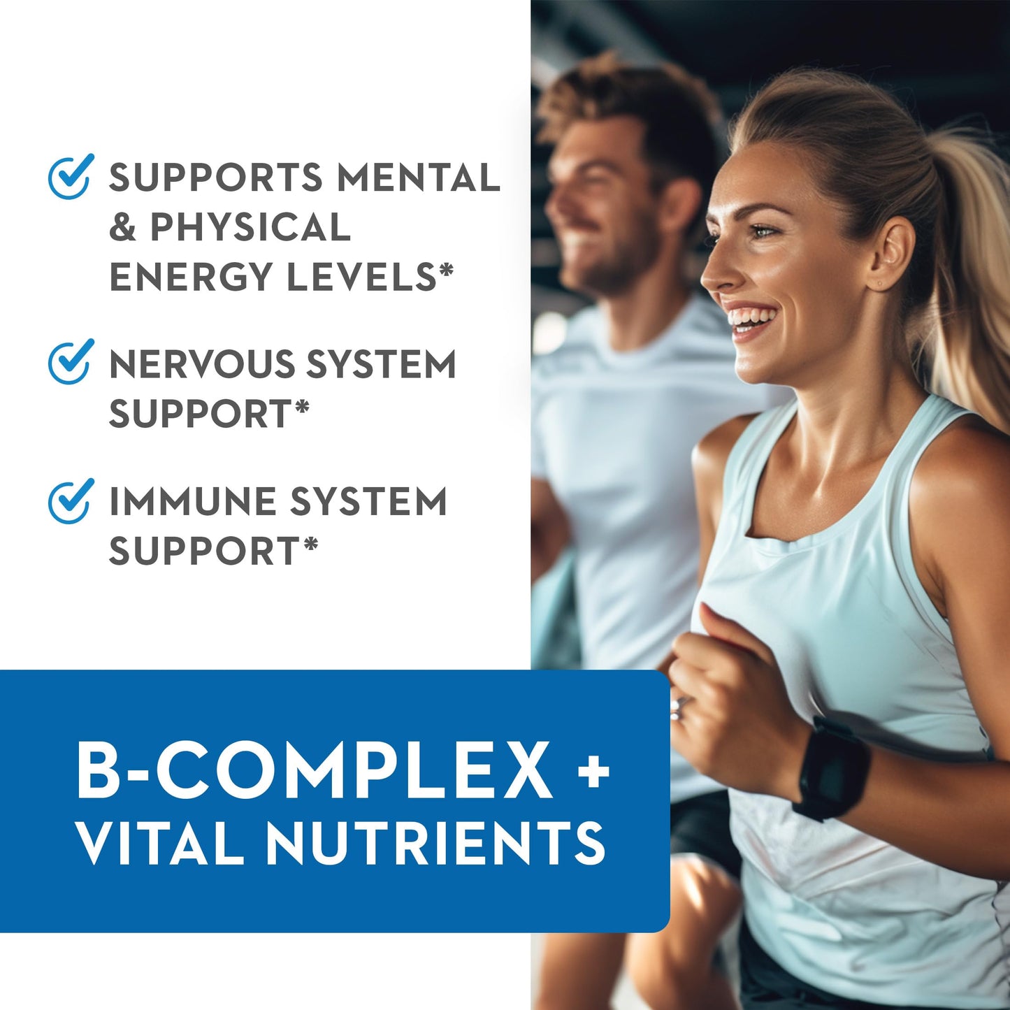 Cápsulas vegetales vitaminerals 2bg+ complejo b soporte inmune