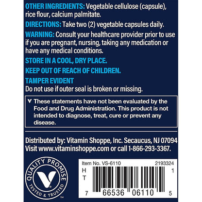 Cápsulas vegetales Vthrive Complejo B para producción de energía