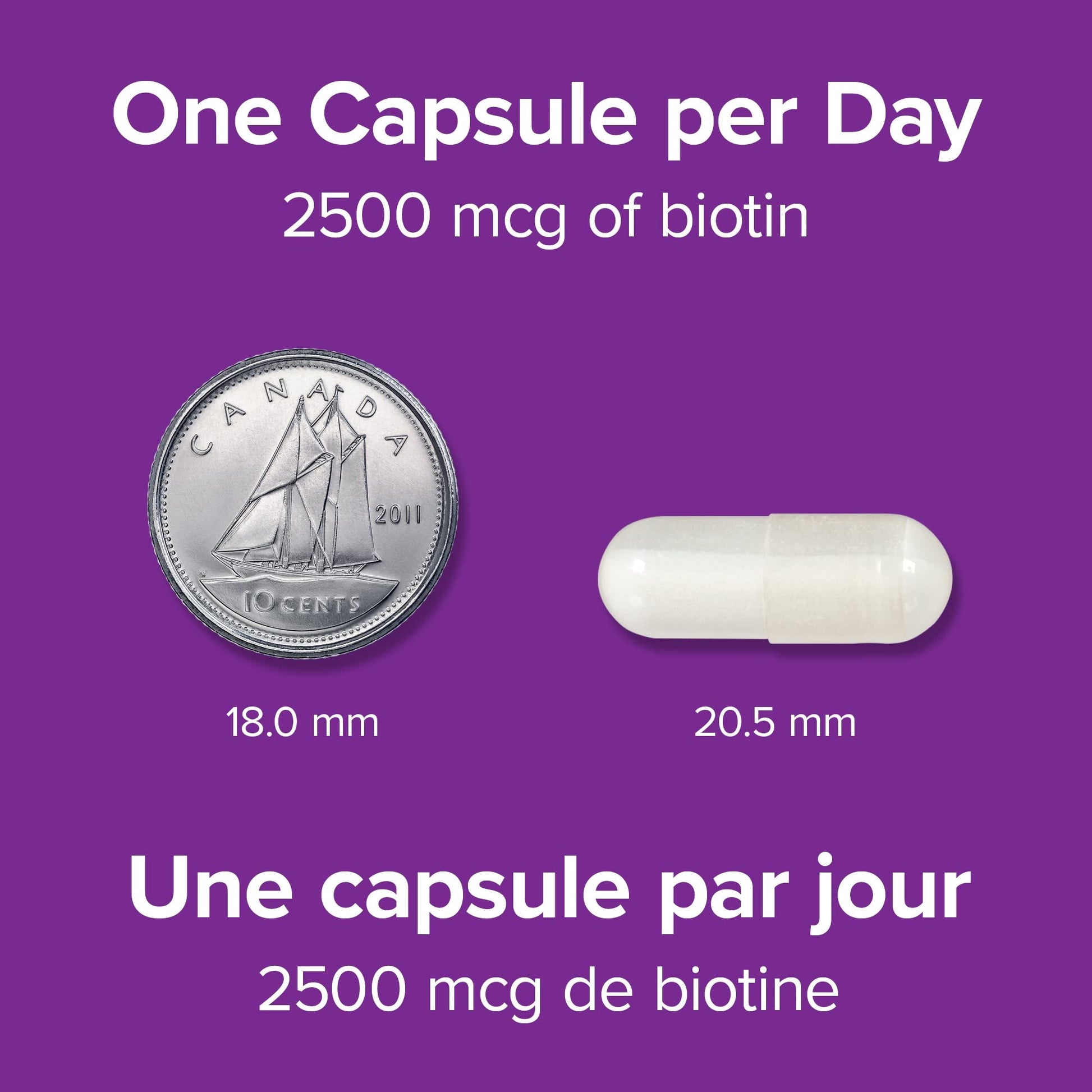 Cápsulas vegetarianas biotina Webber Naturals