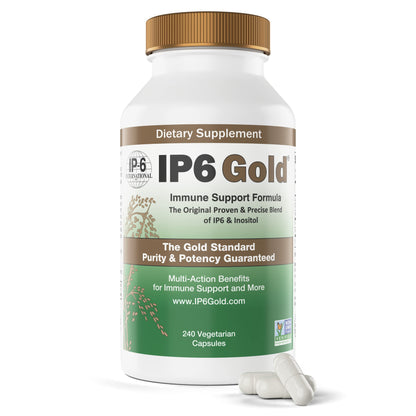 Cápsulas vegetarianas IP6 Gold para apoyo inmunológico