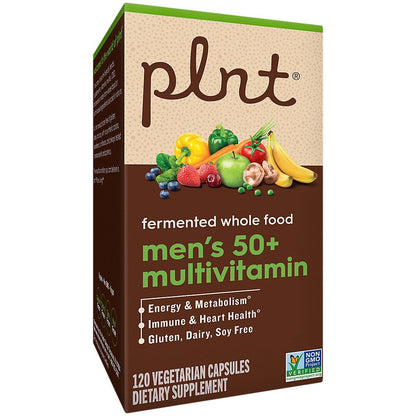 Capsulas vegetarianas multivitamínico fermentado para hombres mayores