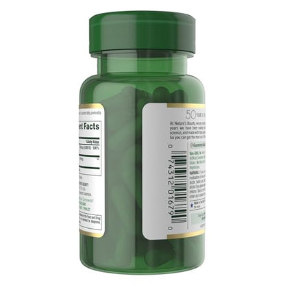 Cápsulas vegetarianas Nature's Bounty vitamina d3 y k2 para salud