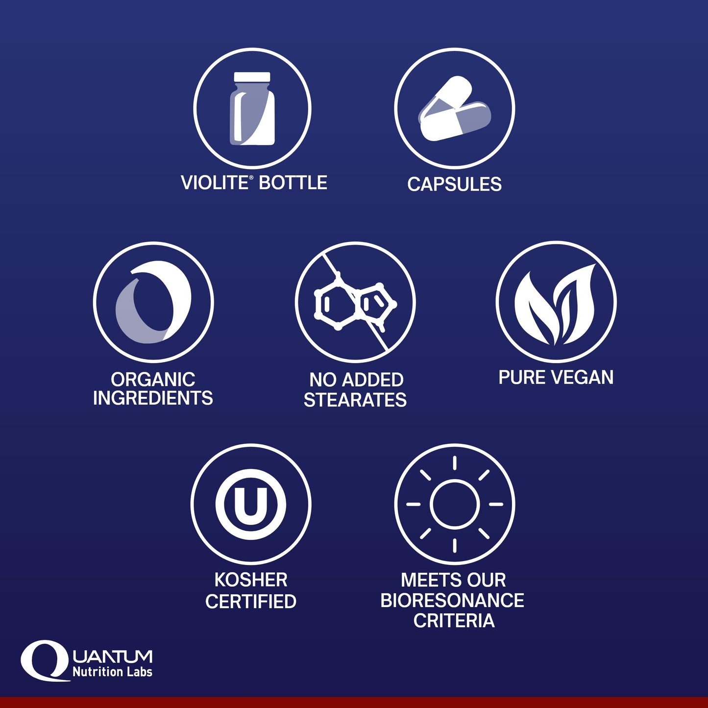 Cápsulas vegetarianas Quantum Nutrition Labs Max Energy Bs