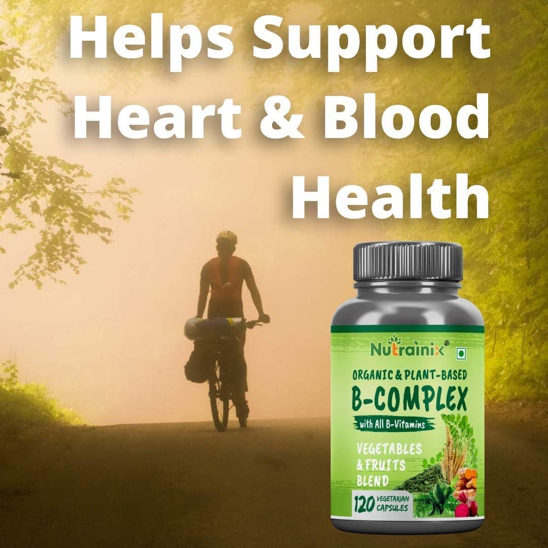 Cápsulas vegetarianas vitamina b complejo orgánica rebotadas