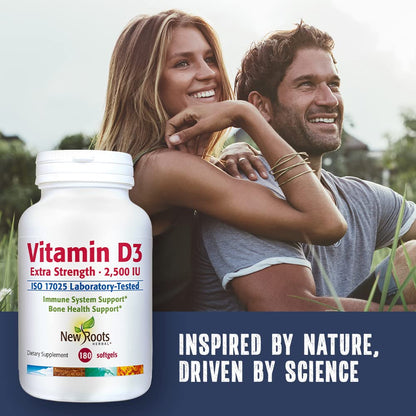 Cápsulas suaves Vitamin D3 NEW ROOTS HERBAL