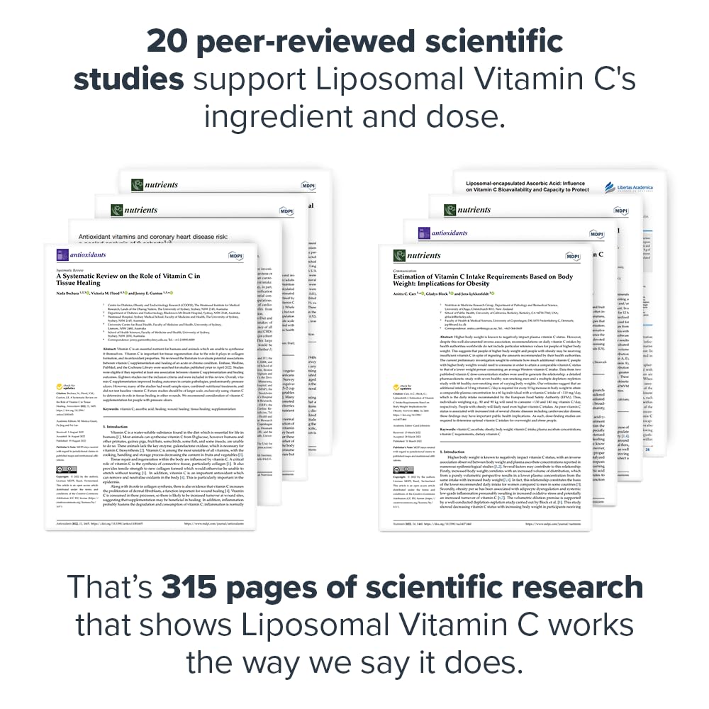 Cápsulas de vitamina c liposomal LEGION sin aditivos