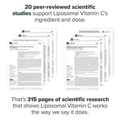 Cápsulas de vitamina c liposomal LEGION sin aditivos