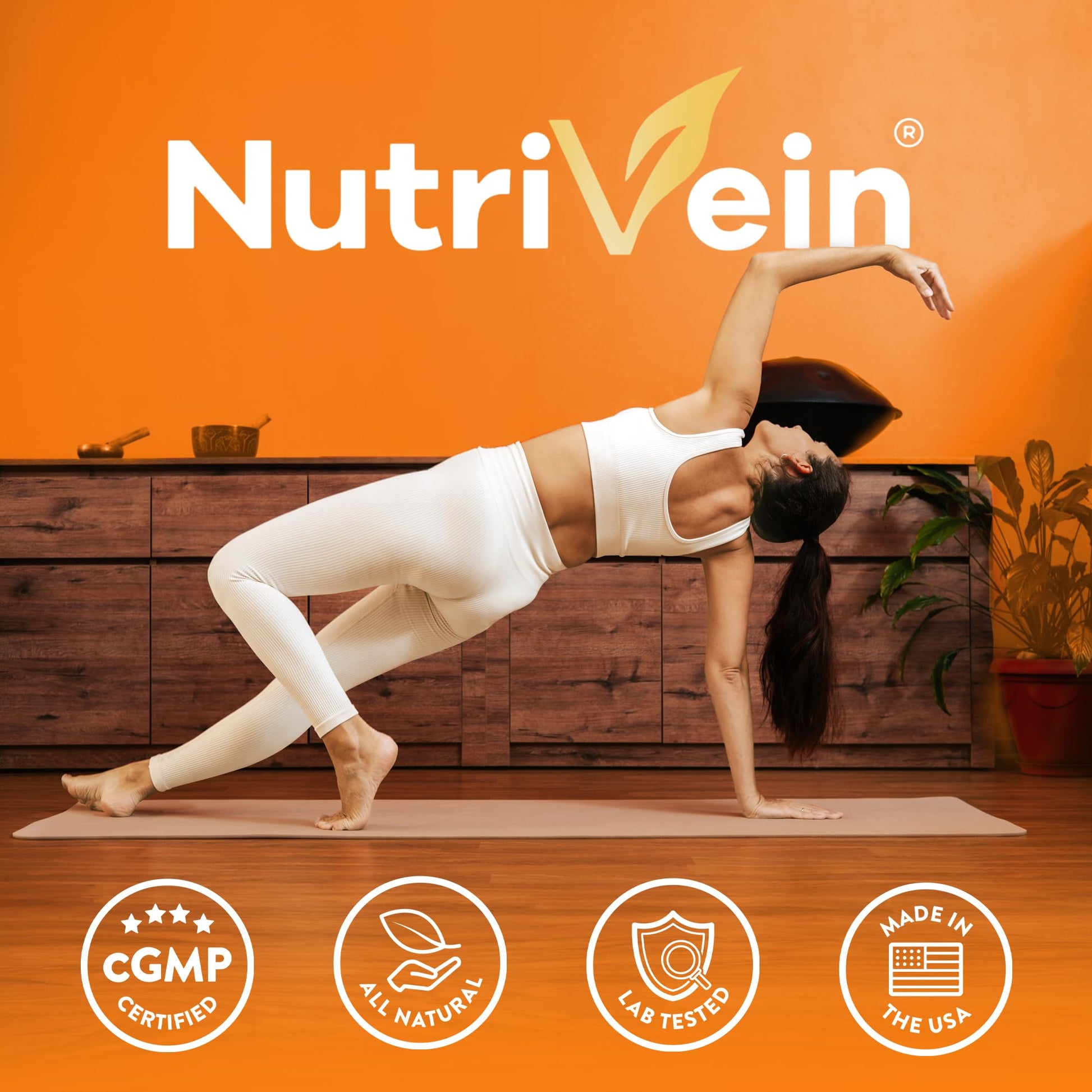 Cápsulas de vitamina C liposomal Nutrivein presentadas