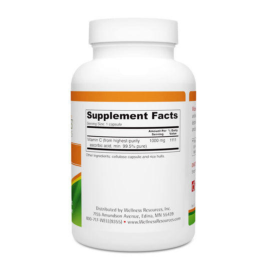 Cápsulas de vitamina c pure wellness resources
