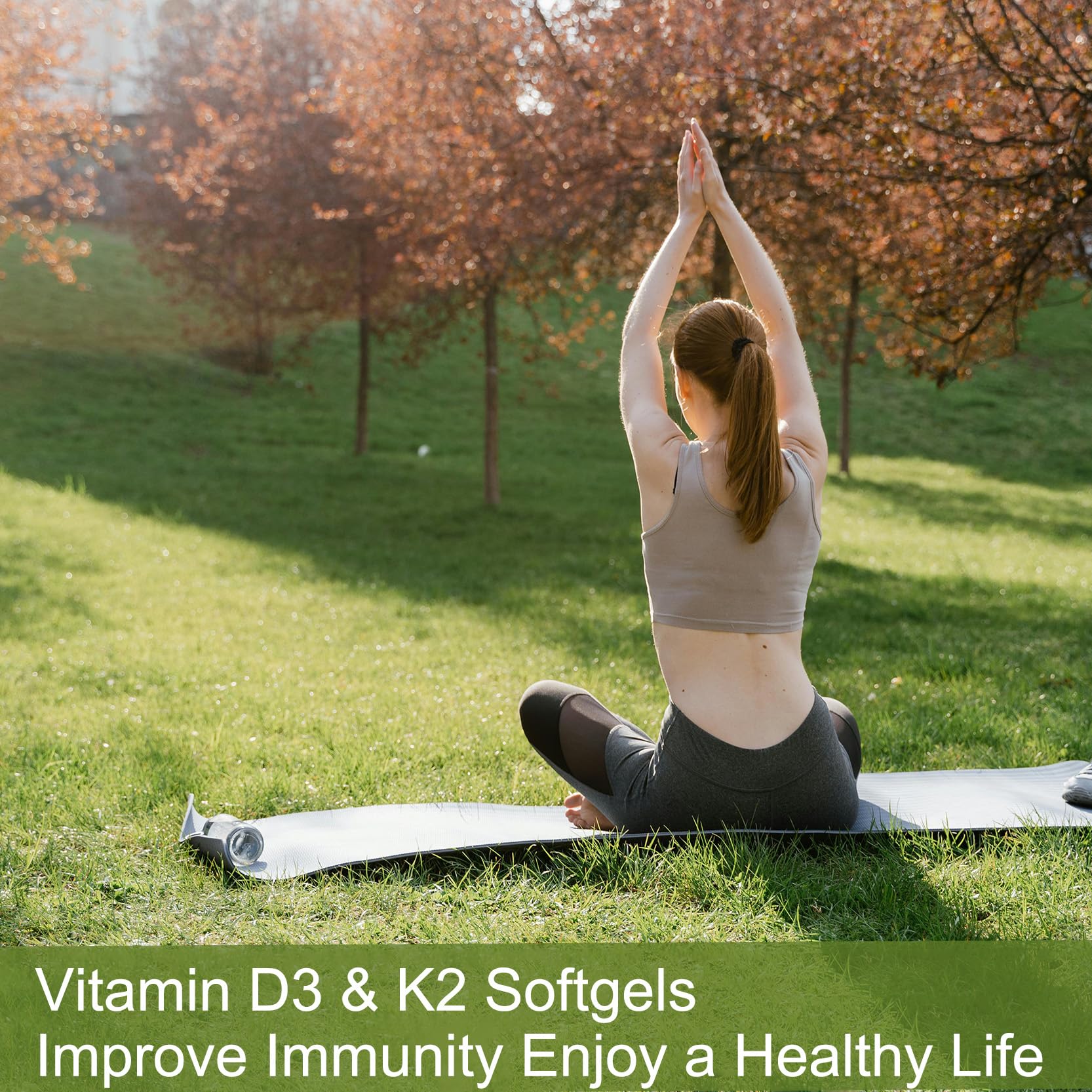 Cápsulas vitamina d3 k2 mk7 aceites saludables willbin