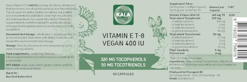 Capsulas vitamina e procapsin fondo blanco