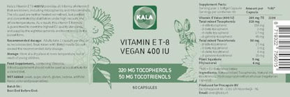 Capsulas vitamina e procapsin fondo blanco