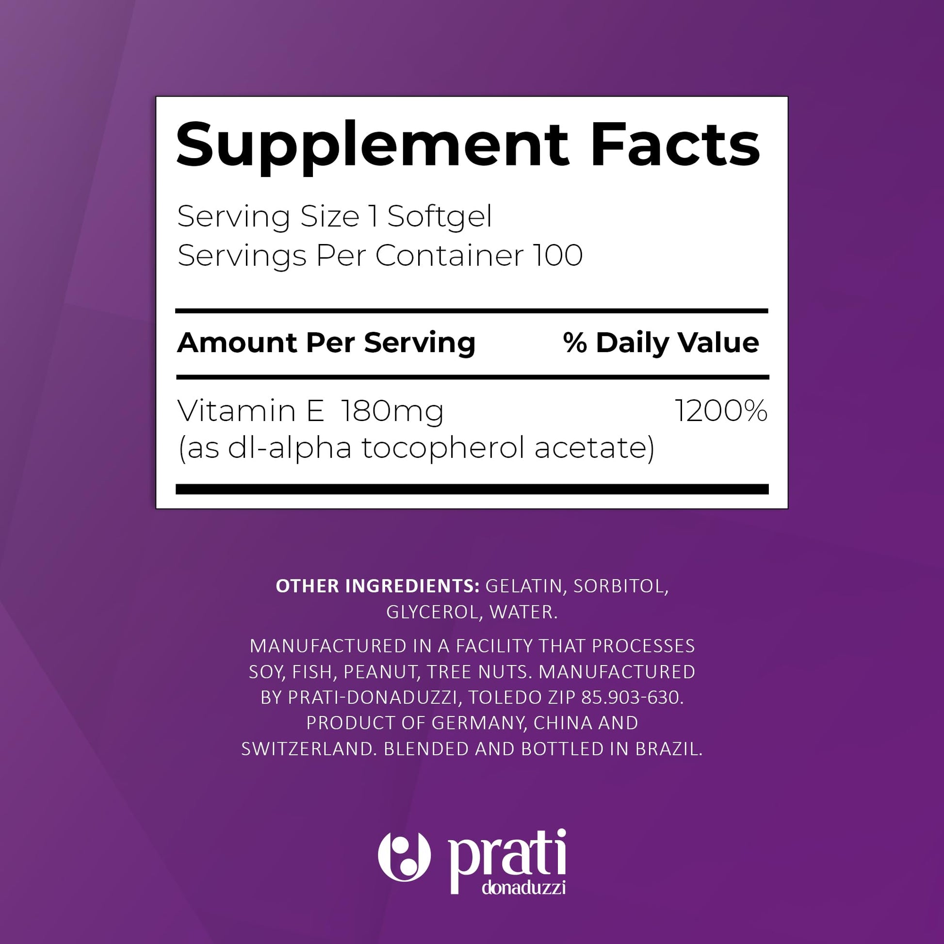 Capsulas de vitamina E para sistema inmunológico y cardiovascular