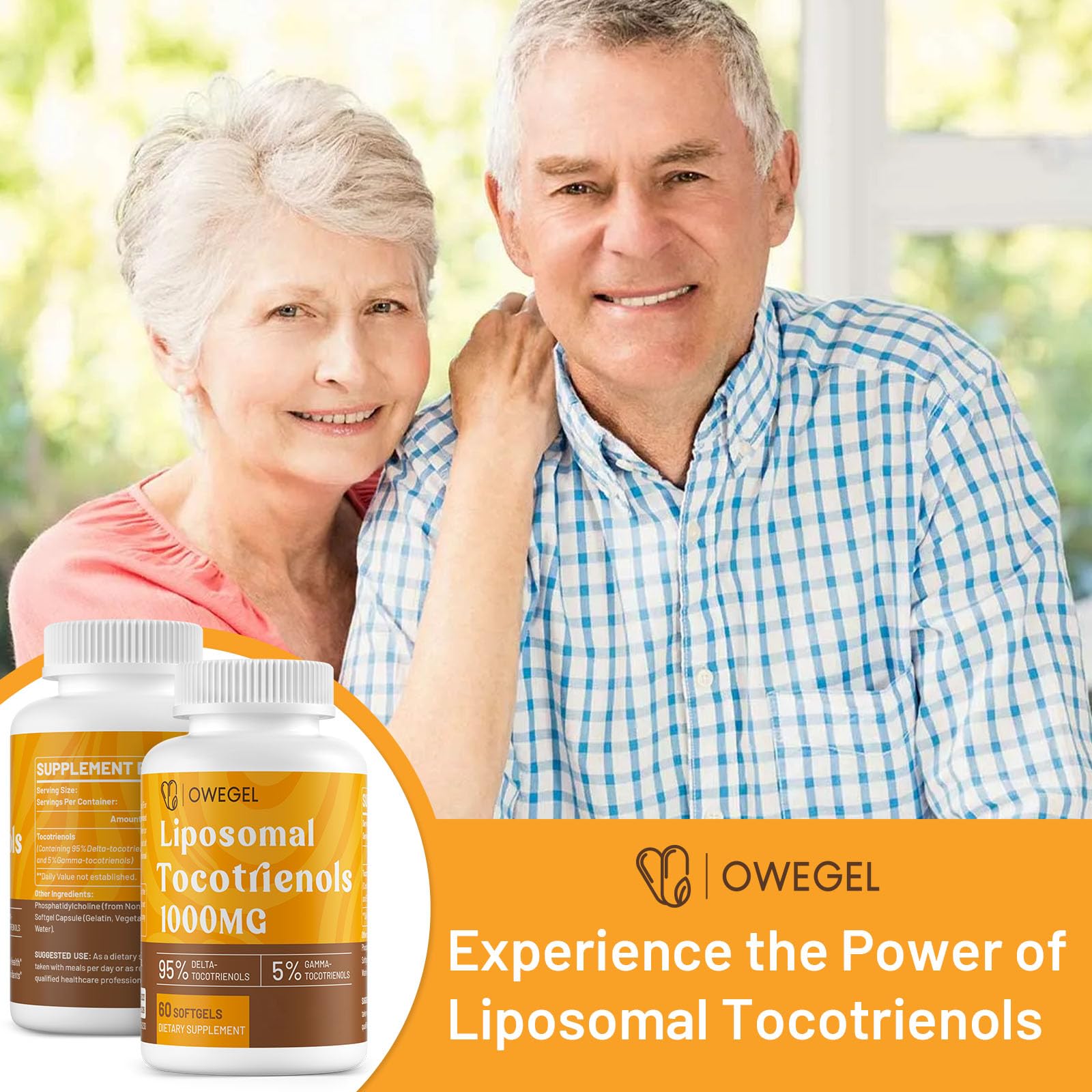 Cápsulas vitamina e tocotrienoles owegel detalle