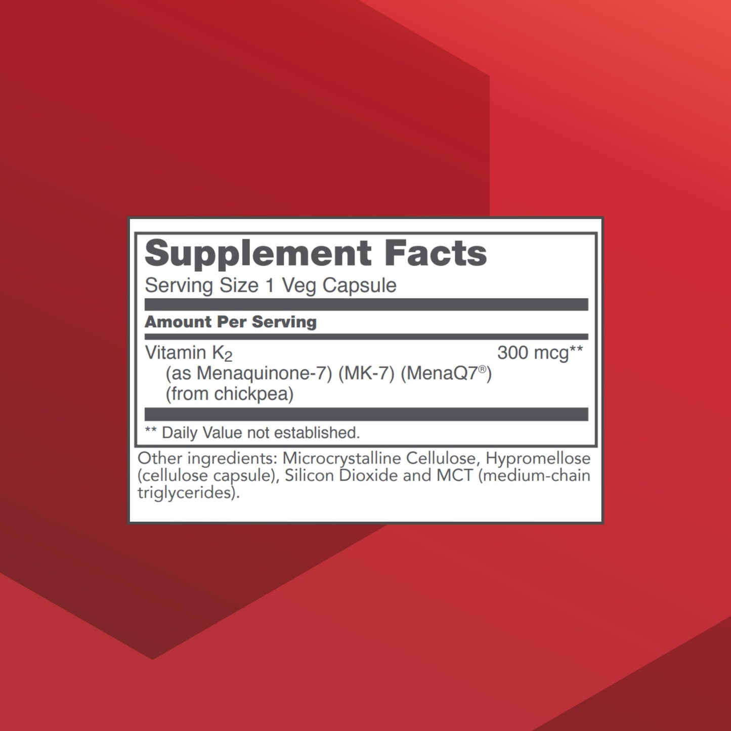 Cápsulas de vitamina k2 protocol for life balance 60 unidades
