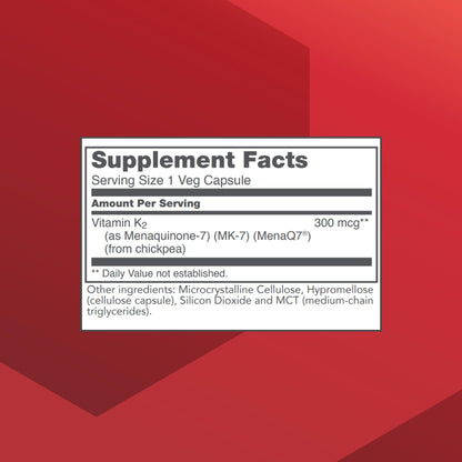 Cápsulas de vitamina k2 protocol for life balance 60 unidades