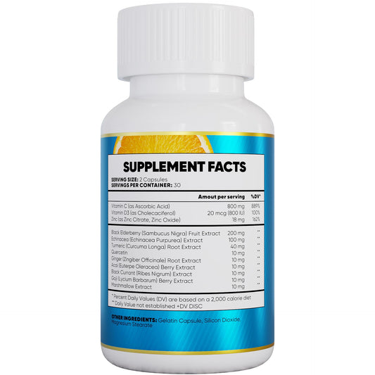 Cápsulas vitaminas defensa inmune 12 en 1 NUTRALIZIZER