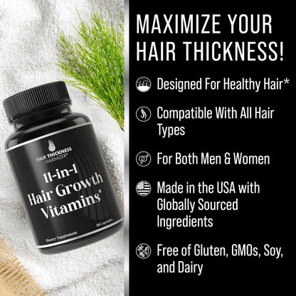 Capsulas vitaminas veganas para fortalecer cabello y cuero cabelludo