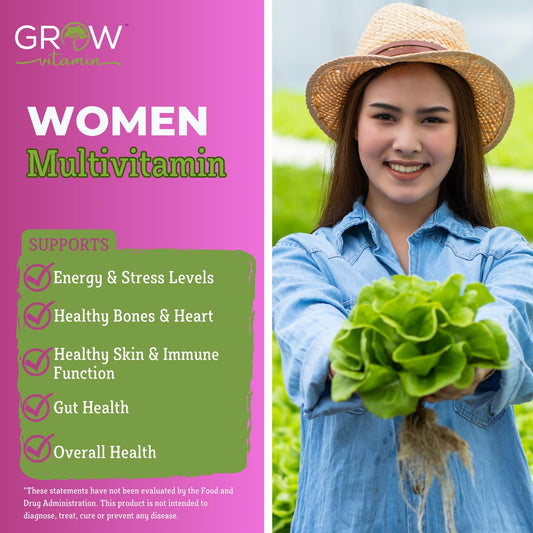 Cápsulas de vitamínico para soporte energético femenino