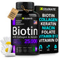 Cápsulas de Xcelerate con biotina y queratina.