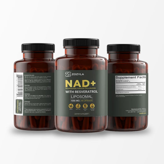 Cápsulas ZOZYLA ZozylaNAD+ con resveratrol y NAD+