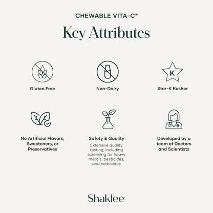 Características clave de Shaklee Vita-C