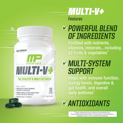 Características destacadas del suplemento Multi-V+