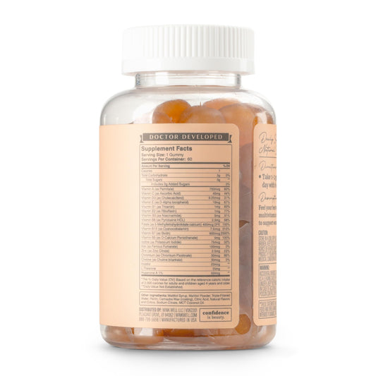 Características de las gomitas multivitamínicas para mujeres Wink Well
