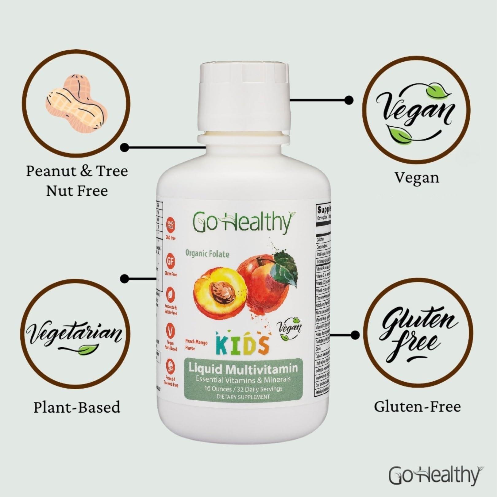Caracteristicas multivitaminas Go Healthy