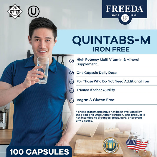 Características del multivitamínico FREEDA sin hierro