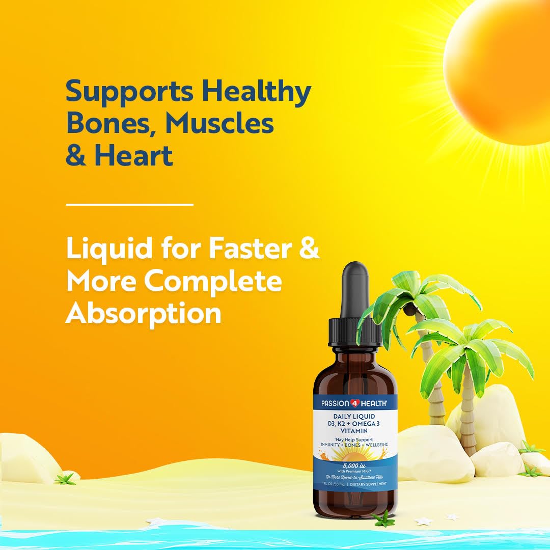 Características del multivitamínico líquido Passion 4 Life.