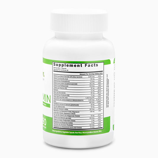 Principales características de multivitaminico BariSlim