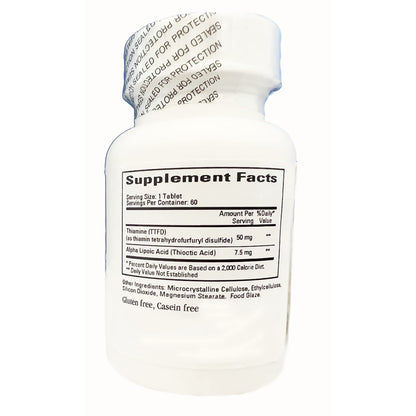 Cardiovascular Research Lipotiamina tabletas frasco
