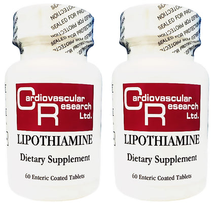 Cardiovascular Research Lipotiamina suplemento botella