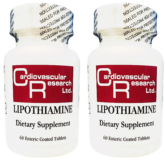 Cardiovascular Research Lipotiamina suplemento botella