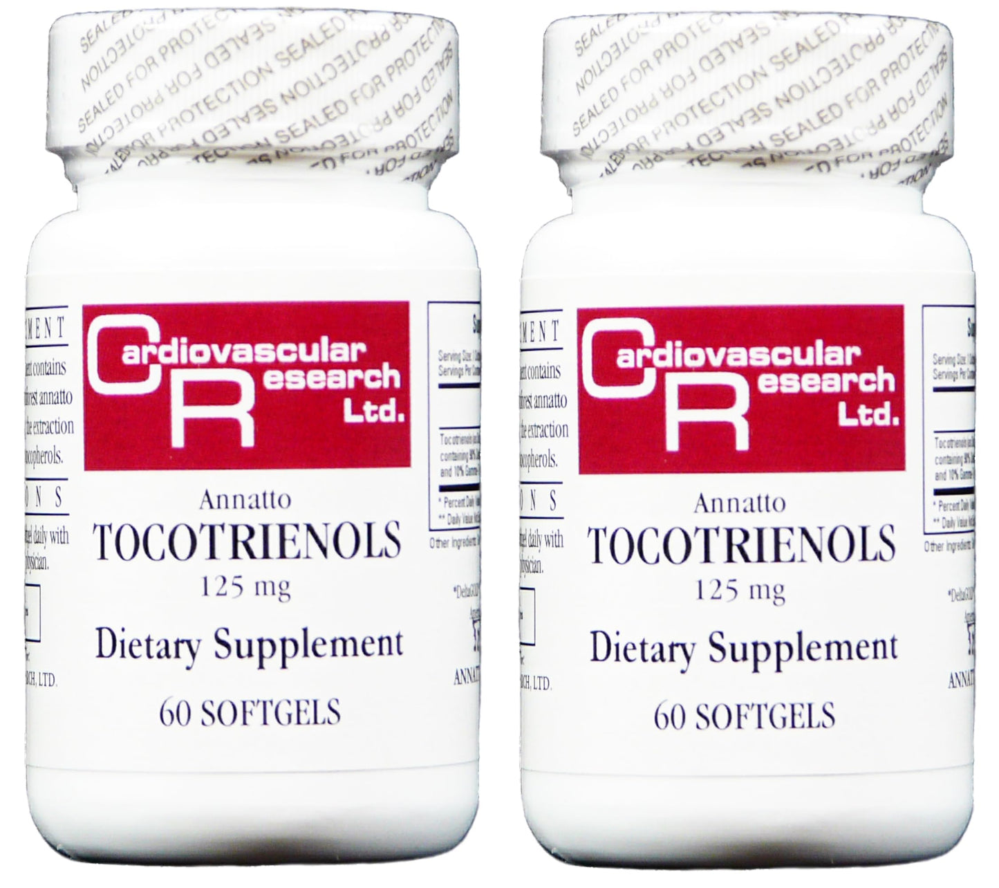 Cardiovascular Research tocotrienoles annatto vitamina e caja blanca 120 cápsulas