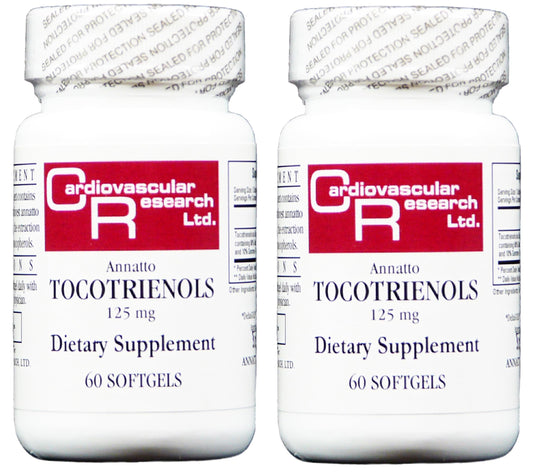 Cardiovascular Research tocotrienoles annatto vitamina e caja blanca 120 cápsulas
