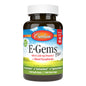Botella de Carlson E-Gems Plus vitamina E 400 UI 140 cápsulas blandas