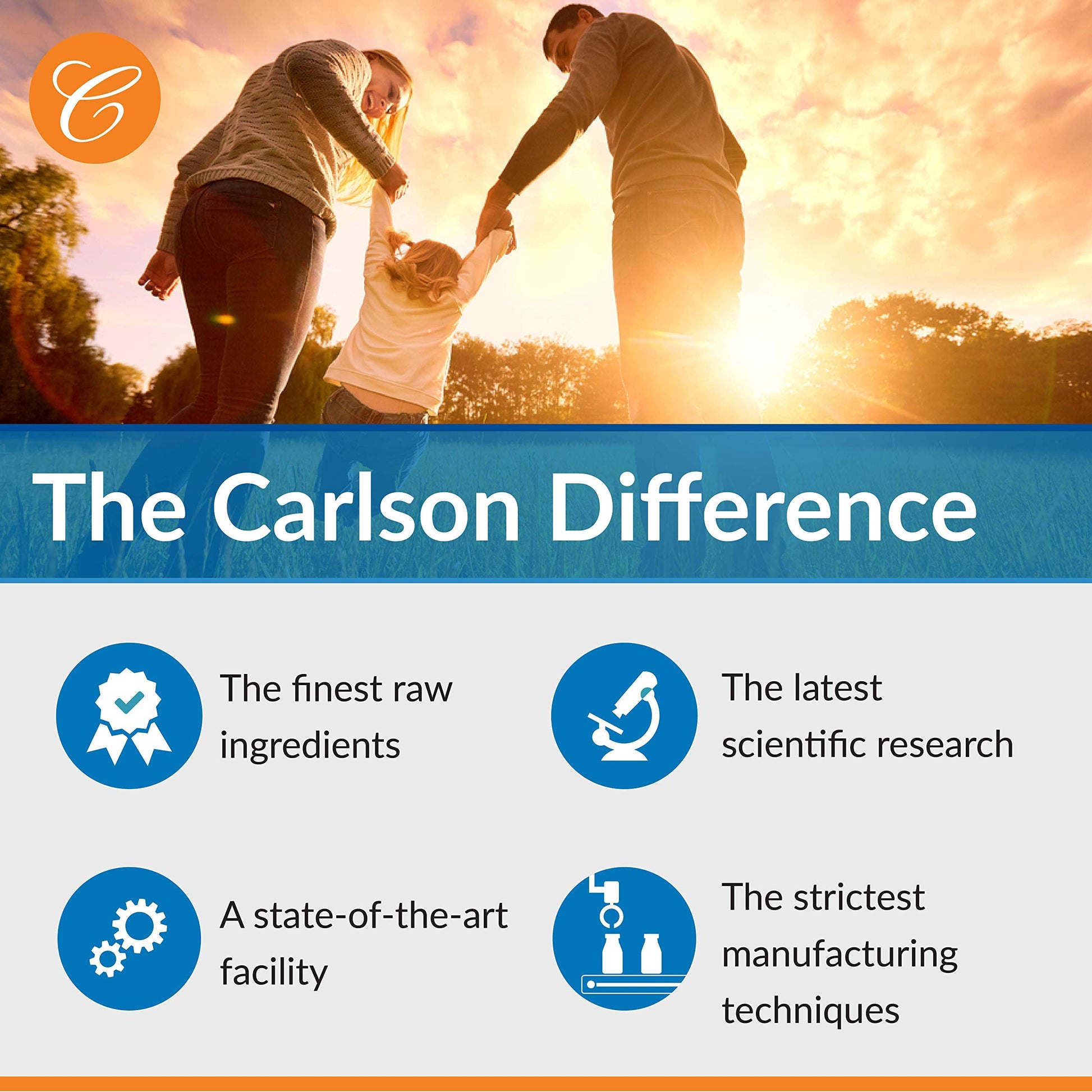 Carlson gotas vitamina D3 para salud cardiaca niños